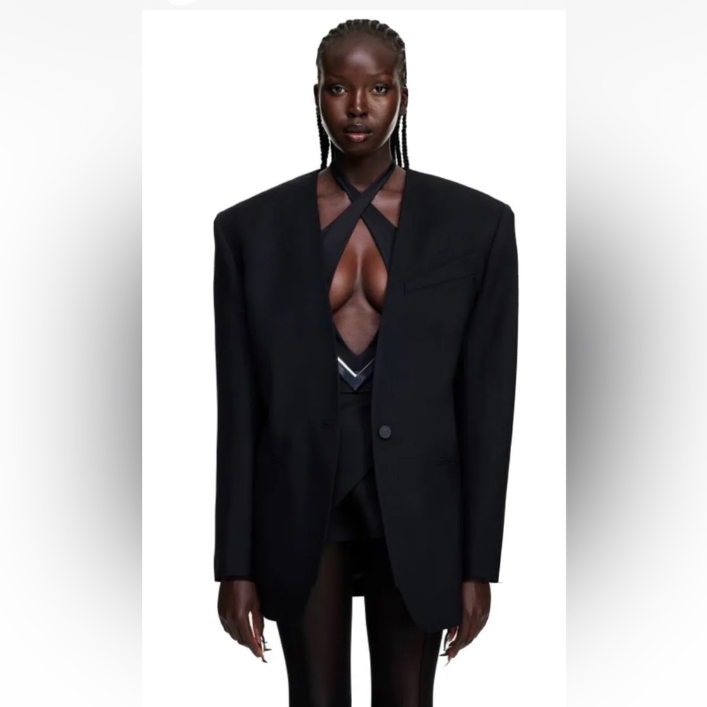 Mugler X H&M wool blazer size M